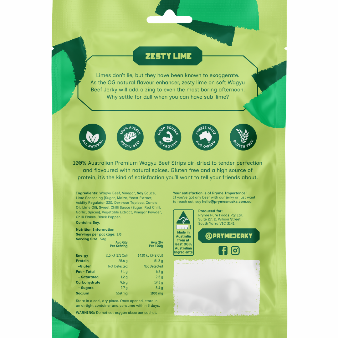 ZESTY LIME